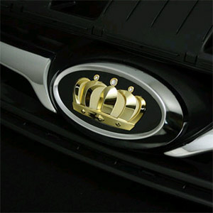 [ Accent 2011~ auto parts ] Crown front,rear emblem  Made in Korea